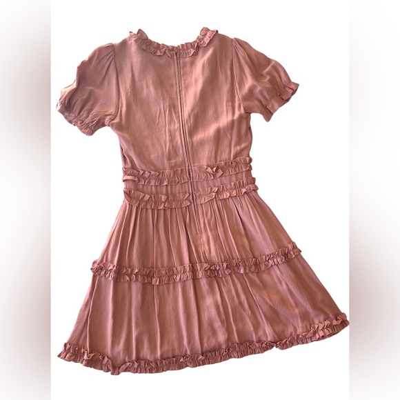 Pink Ruffle Mini Dress - Picture 2 of 2